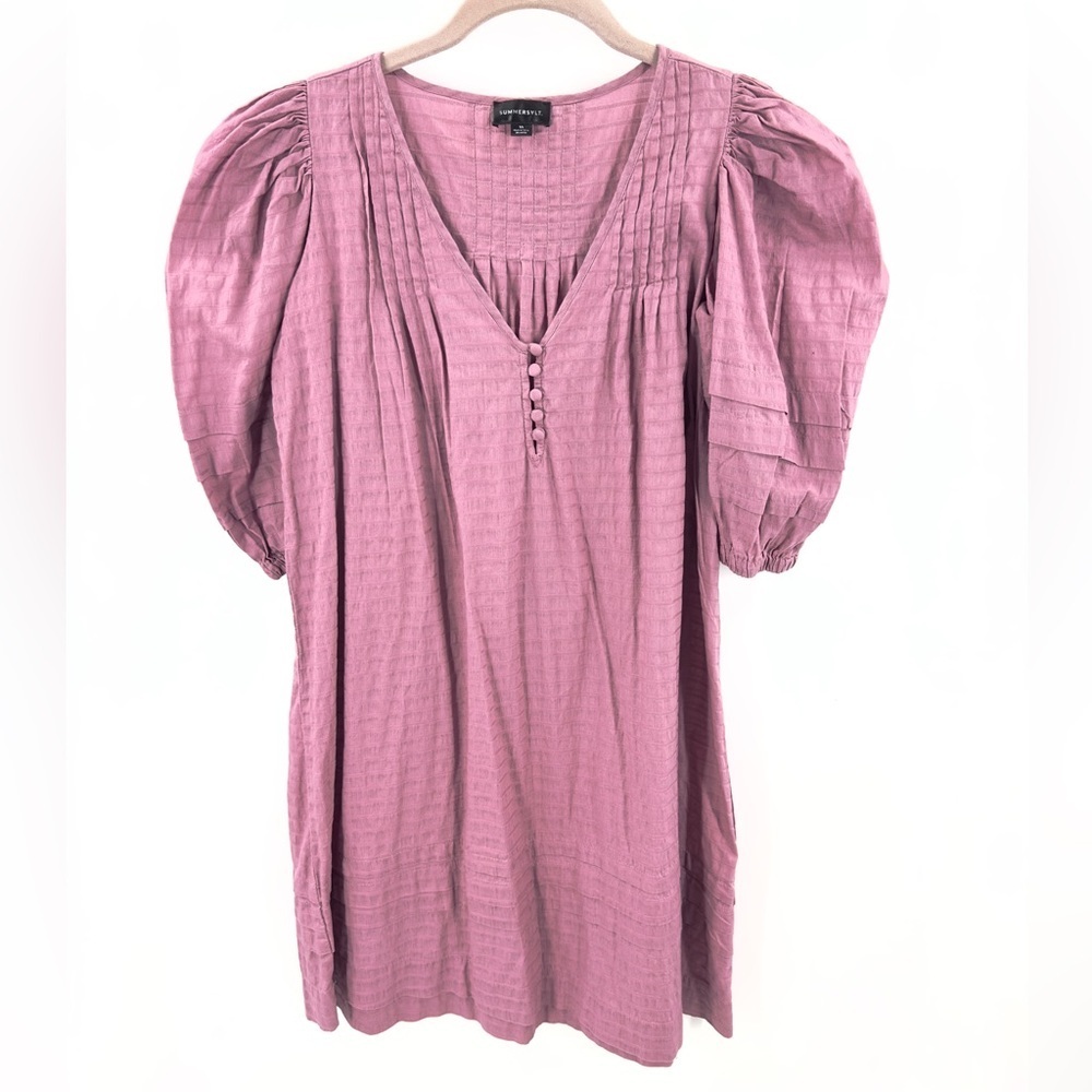 Summersalt Dress Womens XS Cotton Pintuck Boho Cottage Whimsy Fairy Romantic